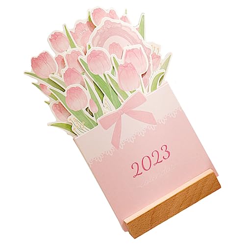 Parliky 2023 Floraler Tischkalender Zeitplan Blumenkalender Desktop-staffelei Blumenkalender Mit Karteneinlage Chinesischer 2023 Kreativer Tischkalender Blumenkalender 2023 Papier von Parliky