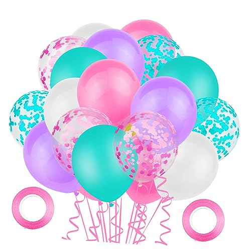 Parliky 32 Stück Pailletten Ballon Set Latex Luftballons Pastellfarben Für Hochzeit Party Und Geburtstag Ideal Zur Dekoration Für Jugendweihe Und Festliche Anlässe von Parliky