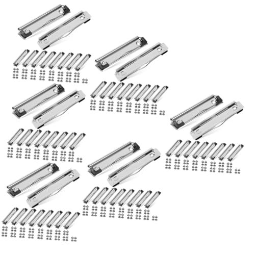 Parliky 60 Stk Aktenordner Zeichenbrett Mit Hängendes Klemmbrett Große Zwischenablage Clip-board-clips Montierbare Klemmbrettklemme Klemmbretter Für Zwischenablagen Papier Metall von Parliky