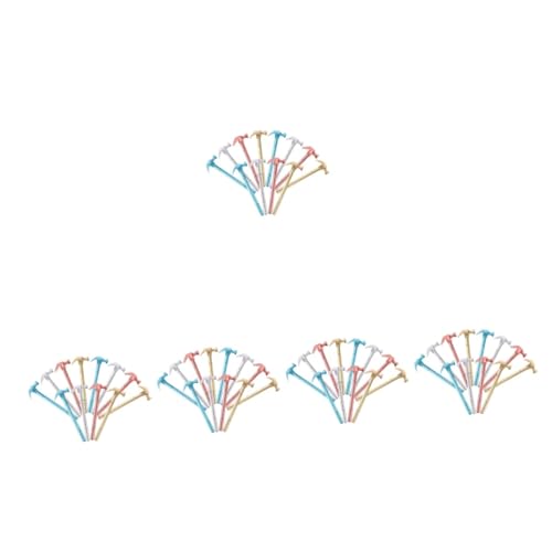 Parliky 60 Stk Hammer-gelstift Werkzeug Kugelschreiber Büro Stift Süße Stifte Süße Lustige Stifte Handwerkzeugstifte Stifte in Hammerform Kartonstift Tintenstifte Mit Feiner Spitze Plastik von Parliky