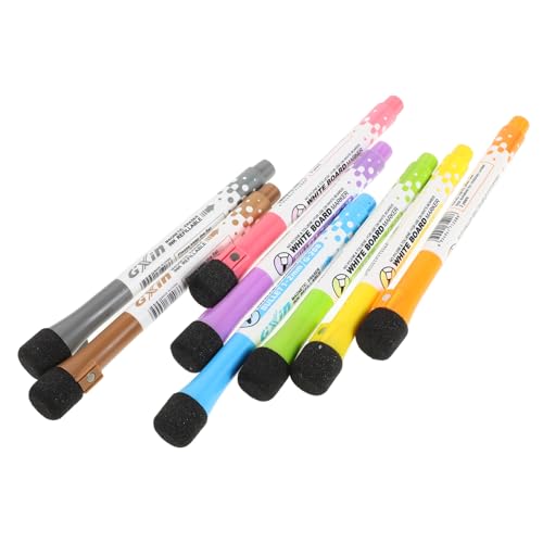 Parliky 8st Löschbarer Magnetstift Trocken Abwischbare Marker Mit Feiner Spitze Schreibversorgung Whiteboard-hersteller Zum Trockenlöschen Whiteboard-trockenlöschmarker Malstifte Plastik von Parliky