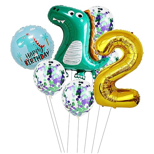 Parliky Dekorative Dinosaurier Luftballons Für Geburtstagsfeiern 1 Satz Bunte Folienballons Mit Schmetterlingsdesign Ideales Partyzubehör Für Kindergeburtstage Und Themenpartys von Parliky