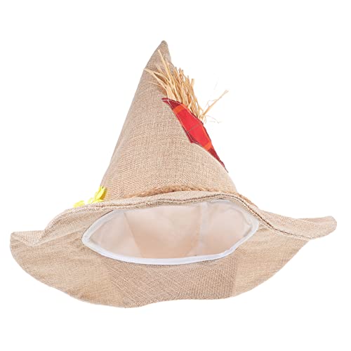 Parliky Jute-Hut halloween costume halloween kostüme halloween outfit Sonnenblumen Hut Halloween-Hutverzierung Partyhüte für Kinder Halloween-Partyhut Halloween-Party-Hexenhut Leinen- von Parliky