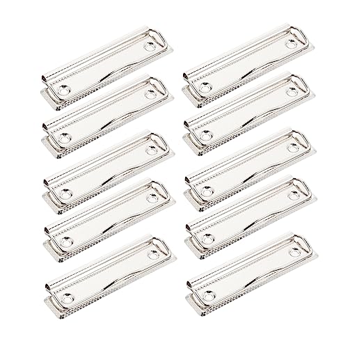 Parliky Klemmbrett-Clips montierbar Metall 100 x 30 mm Büro-Klemmbrett 15 Stück Dokument-Clips Aktenbrett-Clips Parliky Klemmbrett-Clips montierbar Metall 100 x 30 mm Büro-Klemmbrett 15 Stück Dokument-Clips Aktenbrett-Clips von Parliky