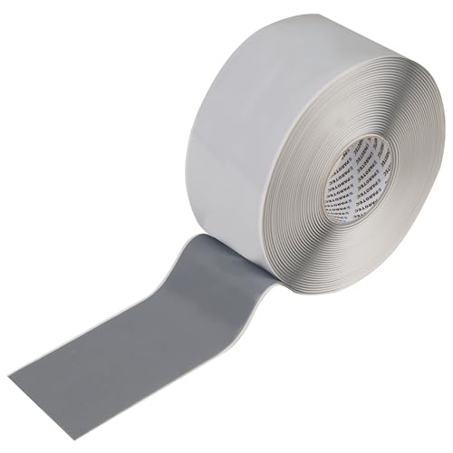 Parotec Doppelseitiges Butyl Klebeband, Selbstklebend Butylband, Selbstdichtendes ButylKleber, Butyldichtband, Flexible Abdichtung, Wasserdichtes, Butylschnur Dicke 3 mm, 100 mm x 10 m, Grau von Parotec