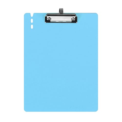 Parthan Klemmbrett A4, 32x23cm Klemmbrett mit Stiftclip und flachem Clip, Klemmbretter A4 für Schule und Büro, Blau Schreibbrett Klemmbrett A4, Din A4 Klemmbrett, Clipboard A4 von Parthan