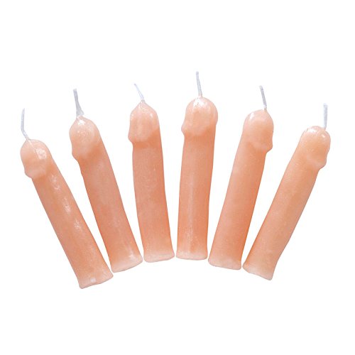 NEU Kerzen Penis, 6 Stk. von Party Discount