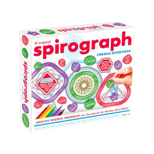 Party town Spirograph lustige Formen | Filzstifte für Kinder | Zeichenset | Bastelset für Mädchen von 8 Jahren | Basteln für Kinder | Kinder von 8 Jahren von Party town