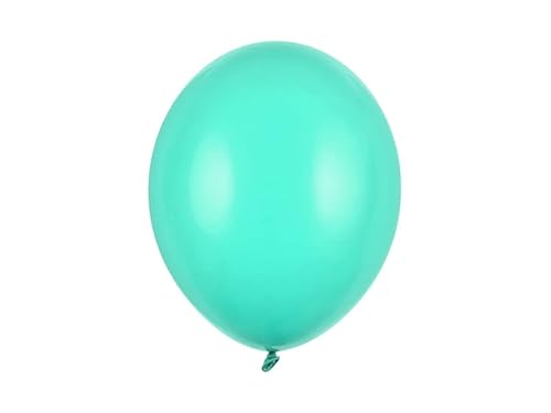 50 Stück Luftballons Latex 30 cm mintgrün von PartyDeco