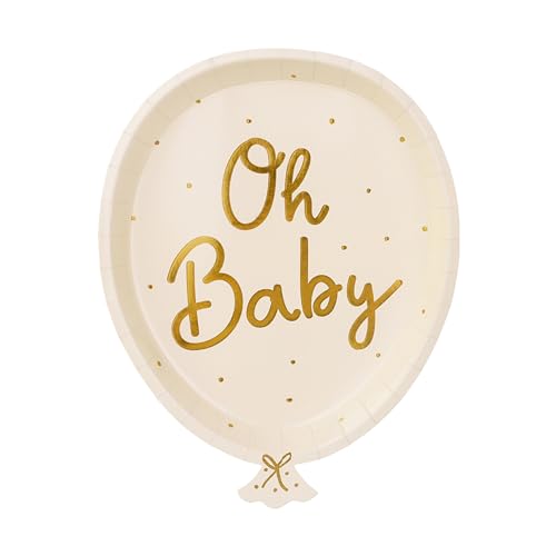 Pappteller Oh Baby von PartyDeco