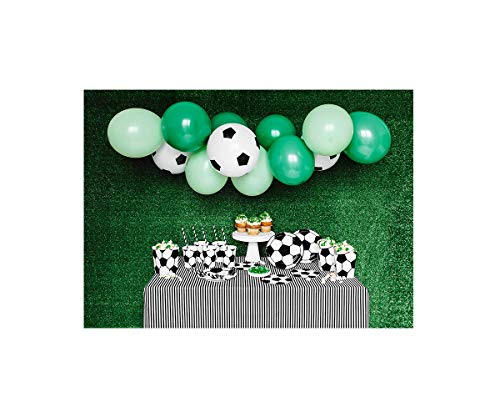 PartyDeco Party Dekoration Set Fussball Mix 60 Stück. Geburtstag Party Dekoration Ballons Geburtstagsfeier Event Geburtstagsfest Kit von PartyDeco