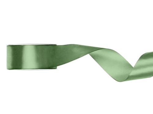 Satinband, salbei, 25mm/25m Satinband, salbei, 25mm/25m von PartyDeco