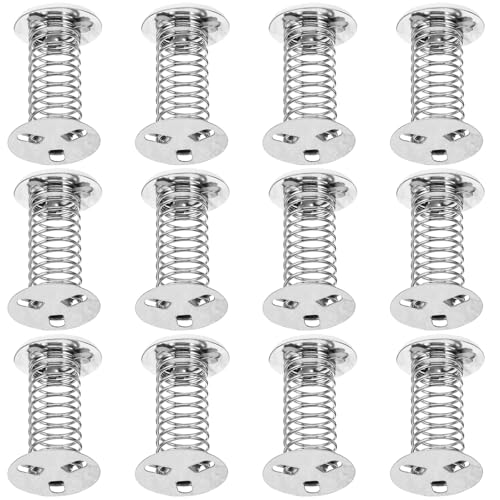 Metall-Armaturenbrett-Federbasis: 40 × 24 Mm Spiral-Wackelfedern Zum Basteln Puppenkopf-Federn Als Ersatz Selbstklebende Spielzeug-Federbasis Für Die Diy-Handherstellung von PartyKindom