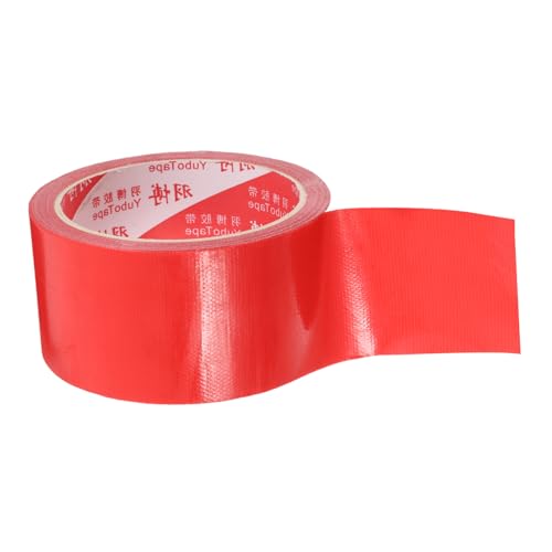 PartyKindom 1 Rolle Farbiges Klebeband Hochleistungsklebeband Multi-Purpose Klebeband breites klebeband Elektrisches Klebeband selbstklebendes klebeband Vorhangband hohes Klebeband rot von PartyKindom