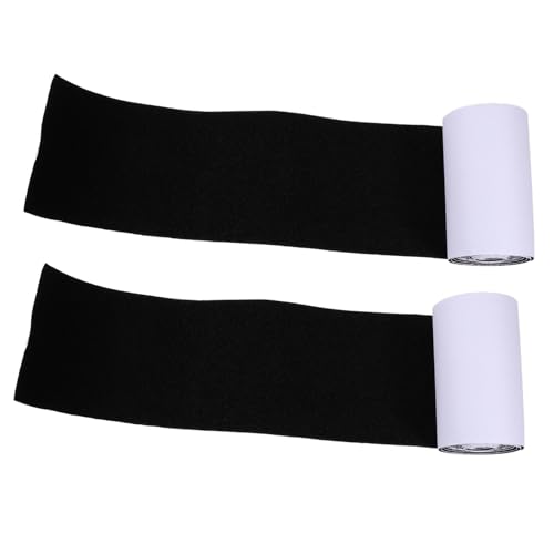 PartyKindom 1 Rolle Spurloses Klebeband Aufkleber für Teppich Klebeband für Küchenteppiche Teppichband Teppichunterlage Haftband Teppichgreifer für Teppiche Eck-Teppichgreifer Polyester Black von PartyKindom