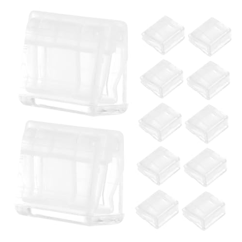 PartyKindom 1 Satz Aktenordner Schreibwaren Organizer Multifunktionale Clips Taschenclips Extra Große Büroklammern Halter Für Büroklammern Riesige Büroklammern Eckclip Plastik Transparent 20st von PartyKindom