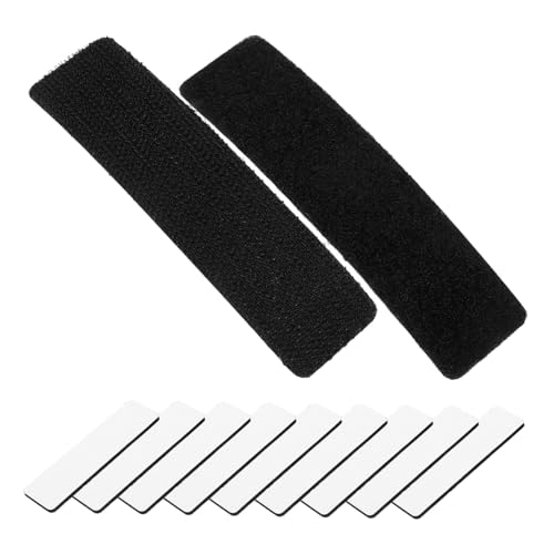 PartyKindom 1 Satz Sofa-fixierer Streifen Mit Kleber Klebebänder Für Den Haushalt Selbstklebender Home-strip-bänder Heimdekorationsbedarf Wandklebebänder Nylon Black 100st von PartyKindom