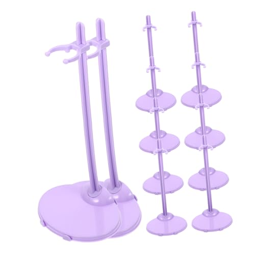 PartyKindom 10 Stück Teiliges Puppenständer Verstellbare Höhe Kunststoff Doll Holder Praktische Aufsteller für Actionfiguren und Puppen Stabiler Displayständer für Schreibtisch zur PartyKindom 10 Stück Teiliges Puppenständer Verstellbare Höhe Kunststoff Doll Holder Praktische Aufsteller für Actionfiguren und Puppen Stabiler Displayständer für Schreibtisch zur von PartyKindom