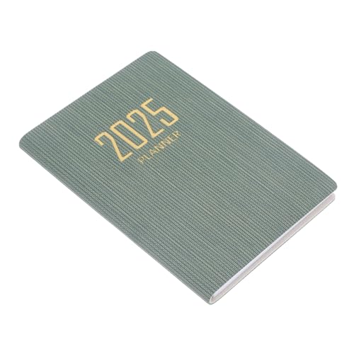 PartyKindom 2025 Agenda-Buch Wochenplaner Mini -Planer Tagesplan Notizblock empfindlich Büro Zu notizbuch jahreskalender schreibtischkalender Pläne Monatsplaner tragbare Planerbücher Pu Green PartyKindom 2025 Agenda-Buch Wochenplaner Mini -Planer Tagesplan Notizblock empfindlich Büro Zu notizbuch jahreskalender schreibtischkalender Pläne Monatsplaner tragbare Planerbücher Pu Green von PartyKindom