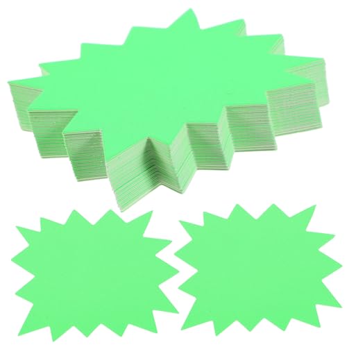 PartyKindom 250 Stk schild Etiketten für Aufkleber Etiketten preisschild vx6-2-iw-5 einzelhandel farbiger Preisaufkleber Explosionspreisaufkleber Papier Light Green von PartyKindom