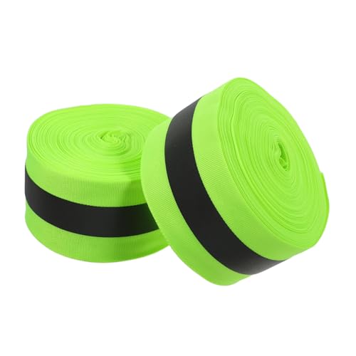 PartyKindom 2st Reflektierendes Band Reflektierendes Tuch Reflektierende Streifen Multifunktions-reflektorband Reflektierender Stoff Für Kleidung Nähzubehör Stoff Nähen Polyester Light Green von PartyKindom