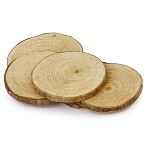 PartyKindom 40 Stück Kreisornamente Holz Zum Basteln Tipps Zur Holzverbrennung Runde Etiketten Holzscheiben 20 cm Durchmesser Krippenschmuck Für Balsaholz Kind Protokoll Runde Scheibe Ländlich von PartyKindom