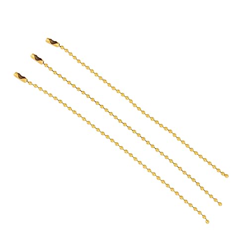 PartyKindom 50 Stück Bunte Kugelkette Eisen Goldfarbene Schmuckkette für Dekoration Anhänger DIY Schmuckherstellung Langlebige und Vielseitige Bead Chain PartyKindom 50 Stück Bunte Kugelkette Eisen Goldfarbene Schmuckkette für Dekoration Anhänger DIY Schmuckherstellung Langlebige und Vielseitige Bead Chain von PartyKindom