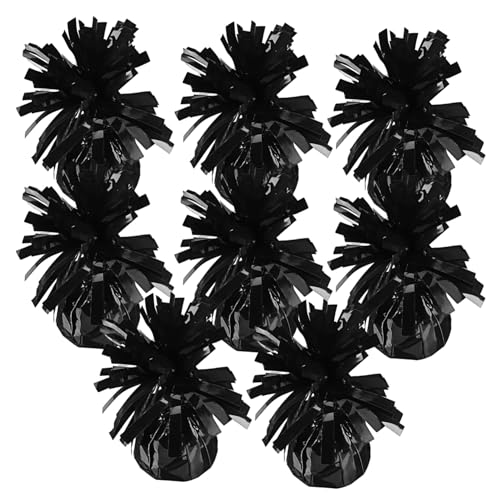 PartyKindom 8 Stück Gewicht des Hochzeitsballons Ballongewicht hochzeit ballons ballonbeschwerer hochzeitsdekoration ballons Gewichte für Ballon Gewicht für Ballonparty das Haustier Black von PartyKindom