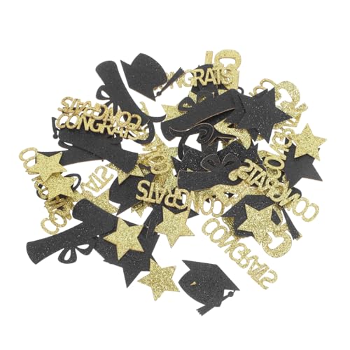 PartyKindom Tischdekoration Für Abschlussfeiern, Glitzernde Abschlusskappen, Konfetti Für Kindergarten, Vorschule, High School, College, Feiern, Partyzubehör PartyKindom Tischdekoration Für Abschlussfeiern, Glitzernde Abschlusskappen, Konfetti Für Kindergarten, Vorschule, High School, College, Feiern, Partyzubehör von PartyKindom