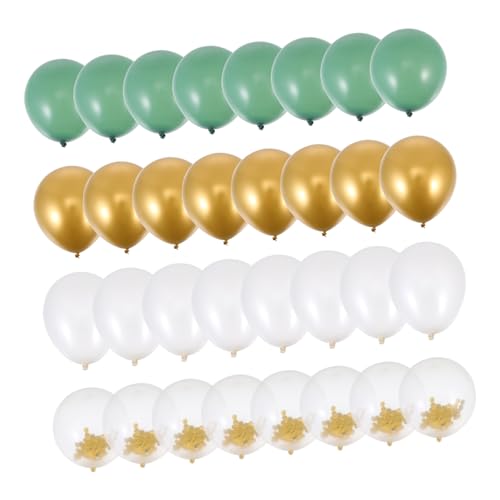 PartyKindom Zarte Luftballons Avocado Metallische Latexballons Für Hochzeiten Und Partys Partyzubehör Für Kreative Dekorationen von PartyKindom