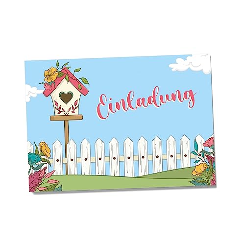 Partycards Einladungskarten Kindergeburtstag Mädchen und Junge, 12 Stück, Postkartenformat A6, Kinder Einladungskarten Geburtstag, Einladungskarten Kindergeburtstag Junge von Partycards