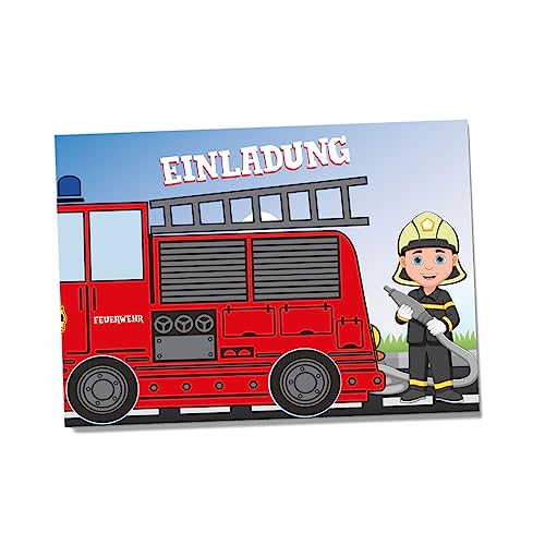 Partycards Einladungskarten Kindergeburtstag Mädchen und Junge, 12 Stück, Postkartenformat A6, Kinder Einladungskarten Geburtstag, Einladungskarten Kindergeburtstag Junge von Partycards