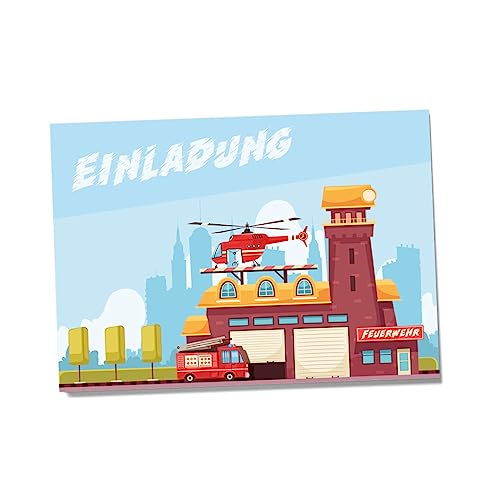 Partycards Einladungskarten Kindergeburtstag Mädchen und Junge, 12 Stück, Postkartenformat A6, Kinder Einladungskarten Geburtstag, Einladungskarten Kindergeburtstag Junge von Partycards