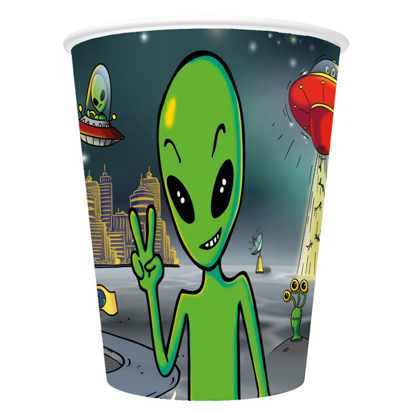 Becher Alien Party, 8 St. von Partystrolche