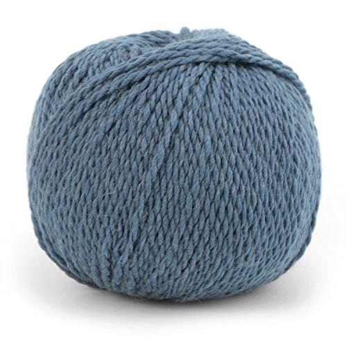 50 g Pascuali Tibetan | 70% Schurwolle (Merino Ultrafine), 30% Yakwolle, Farbe:Denim 131 von Pascuali