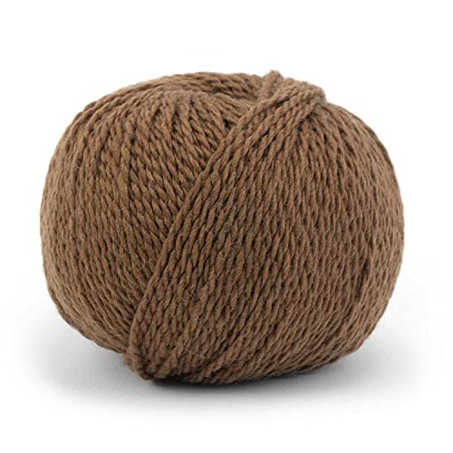 50 g Pascuali Tibetan | 70% Schurwolle (Merino Ultrafine), 30% Yakwolle, Farbe:Kaffee 112 von Pascuali