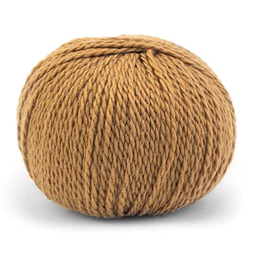 50 g Pascuali Tibetan | 70% Schurwolle (Merino Ultrafine), 30% Yakwolle, Farbe:Kamel 113 von Pascuali