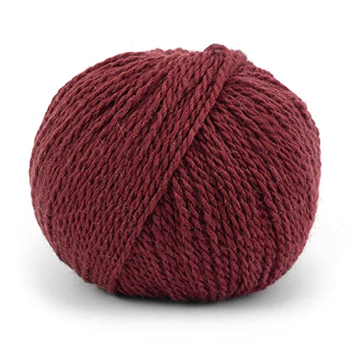 50 g Pascuali Tibetan | 70% Schurwolle (Merino Ultrafine), 30% Yakwolle, Farbe:Mahagoni 105 von Pascuali