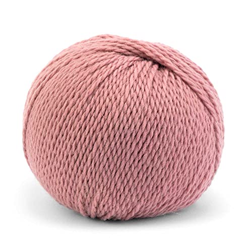 50 g Pascuali Tibetan | 70% Schurwolle (Merino Ultrafine), 30% Yakwolle, Farbe:Rosé 104 von Pascuali