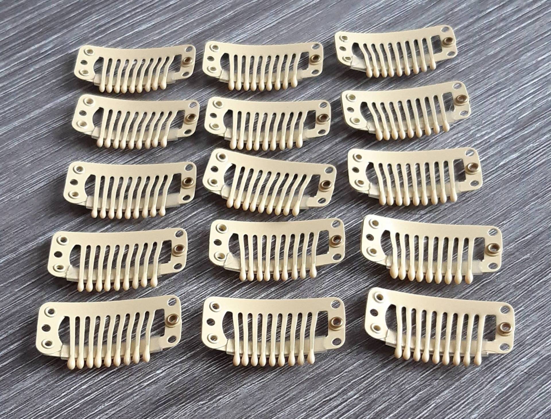 Hair Extension Clips For Making in Hair Extension, Haar Verlängerung Blond Color von Passionyou