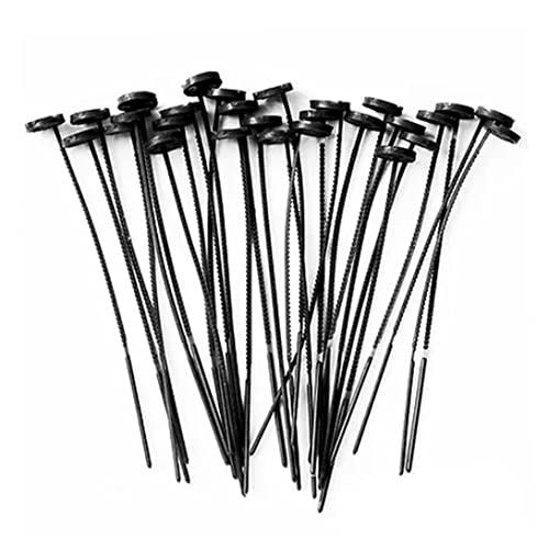 30pcs Keine nähen Instant-Knöpfe Kunststoff No-Nähknöpfe Easy Drawess Threader Flexible Nadel-Kordel-Ersatzwerkzeug für Jacken-Nadel-Shirt-Knöpfe von Pastoralist