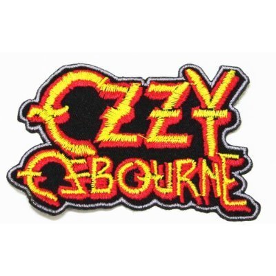 Ozzy Ozbourne Heavy Metal Band Logo Embroidered Woven Patch, 4'w x 2'h by Patch By KLB von Patch By KLB