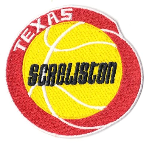 Houston Texas Screwston Basketball-Aufnäher, bestickt, zum Aufbügeln für Kleidung von Patch Collection