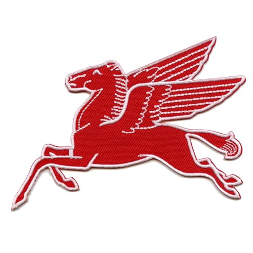 Red Flying Pegasus Aufnäher zum Aufbügeln von Patch Collection