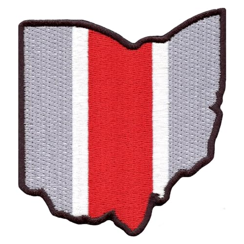 State of Ohio College Football Patch bestickt zum Aufbügeln von Patch Collection