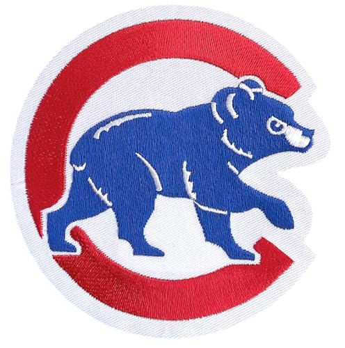 The Emblem Source Chicago Cubs Ärmelaufnäher mit Bärenmotiv von Patch Collection