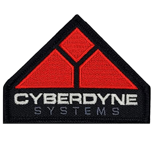 Terminator Cyberdyne Systems Logo bestickter Aufnäher – 7,6 x 5,7 cm zum Aufbügeln und Aufnähen auf der Rückseite P507 von Patch Force USA