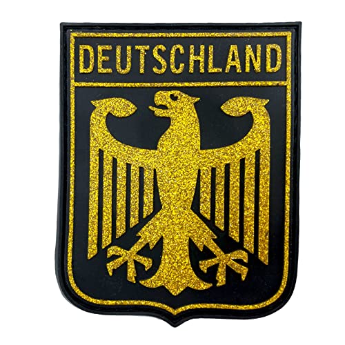 Deutschland Adler Gold Flaggen PVC Klett Emblem Abzeichen Patch von Patch Nation