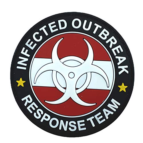Österreich Österreicher Flagge Infected Outbreak Response Team Im Dunkeln Leuchten PVC Airsoft Paintball Klettverschluss-Flecken Cosplay Fan Patch Österreich Österreicher Flagge Infected Outbreak Response Team Im Dunkeln Leuchten PVC Airsoft Paintball Klettverschluss-Flecken Cosplay Fan Patch von Patch Nation