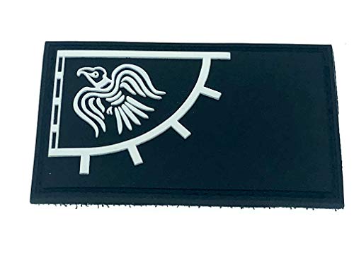 Patch Nation Odin's Rabe Viking Wikinger Schwarz PVC Airsoft Paintball Klett Emblem Abzeichen von Patch Nation